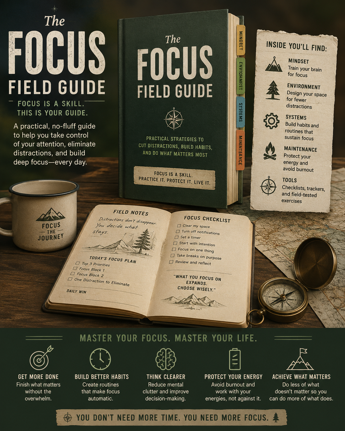 The Focus Field Guide cover mockup
